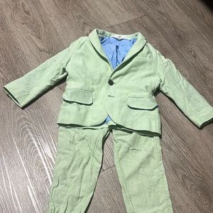 Green h&m suit kids size 3t